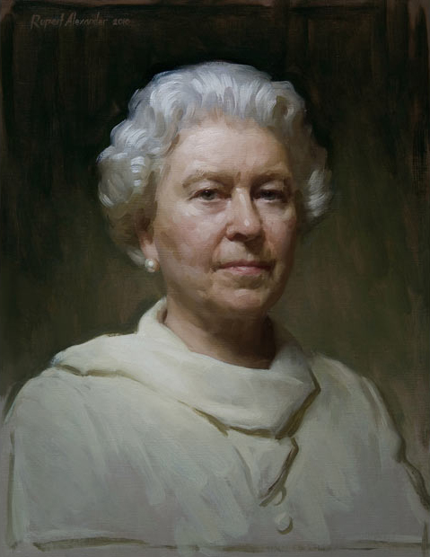 Rupert Alexander's portrait of HM The Queen (sml).jpg
